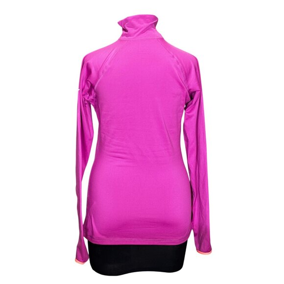 Nike Pro Womens Medium Long Sleeve Pink Pullover - Picture 3 of 10
